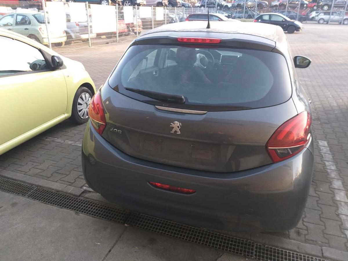 Peugeot 208 original T&uuml;r hinten links KTP Grau Shark Rohbau Bj.2015